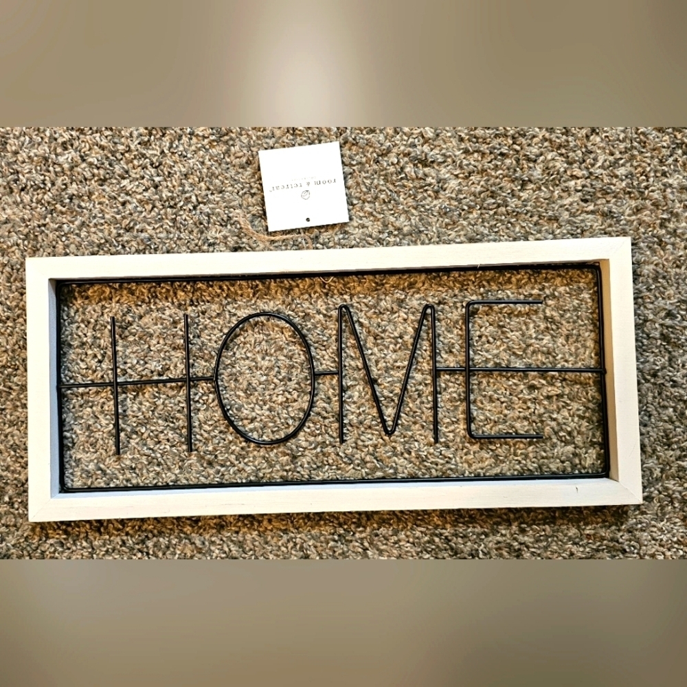 NWT Black and White HOME Wall Decor​​​